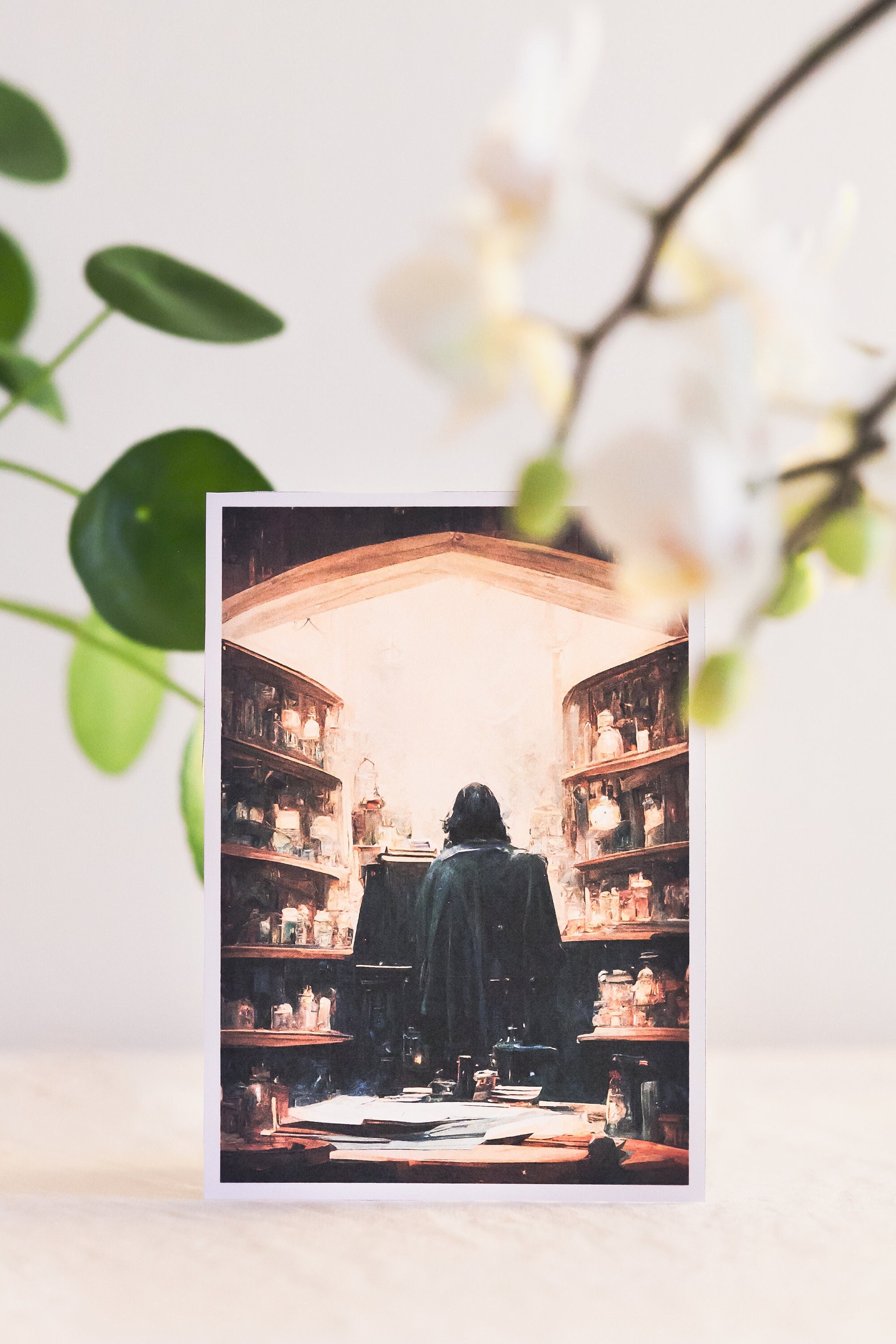 Buy Severus Snape in His Study With Vials and Potions Inspired Print Online  in India 