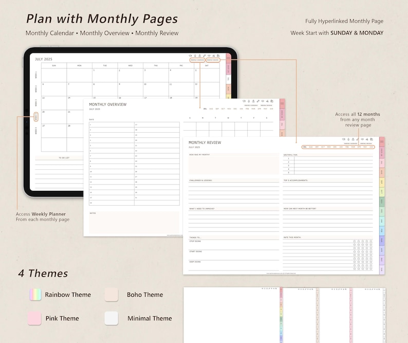 Student Digital Planner 2025 2026 Goodnotes Planner Study Planner ...