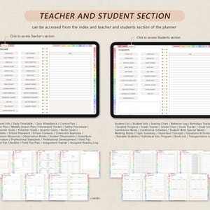 Digital Teacher Planner Midyear July 2026 to June 2027,   2026, 2027  + Undated Digital Planner Goodnotes Planner Notability iPad Planner Digital Teacher Planner Academic Planner, School Planner