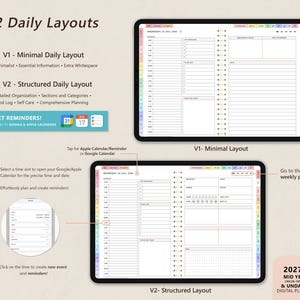 Digital Teacher Planner Midyear July 2026 to June 2027,   2026, 2027  + Undated Digital Planner Goodnotes Planner Notability iPad Planner Digital Teacher Planner Academic Planner, School Planner