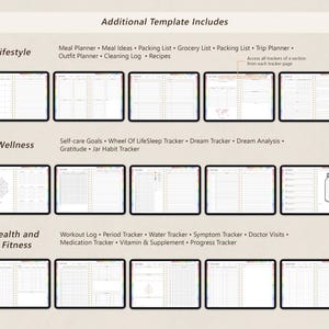 Digital Planner for Goodnotes, 2026 Undated, iPad Notability Planner ...