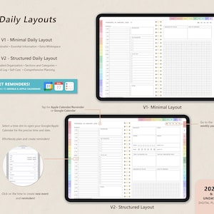 Digital Planner for Goodnotes, 2026 Undated, iPad Notability Planner ...