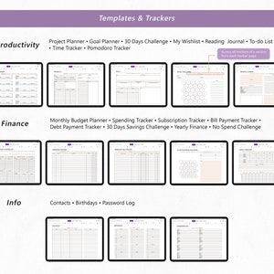 Hyperlinked OneNote Planner 2024 2025 & Undated, OneNote Digital Planner, Daily Planner, Weekly Monthly, OneNote Templates, OneNote Calendar