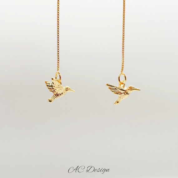 Hummingbird 2024 threader earrings