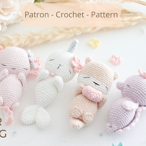 Crochet pattern - Sea animals - &quot;Little cottons&quot; collection - Number 10 | PDF - French, English pattern | amigurumi PDF