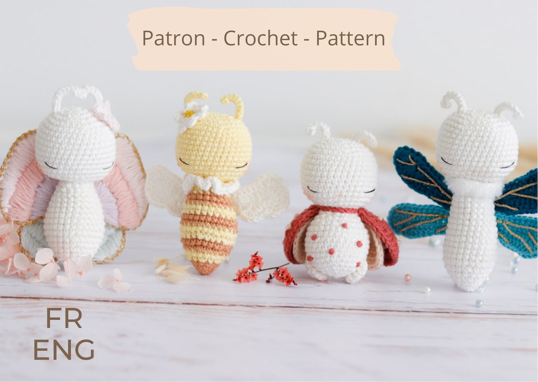 Crochet Pattern - Insects - 