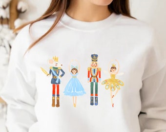 Nutcracker Sweatshirt, Christmas Sweatshirt, Sugar Plum Fairy Shirt, Christmas Sweater, Christmas Shirt, Xmas Shirt, Christmas Gift