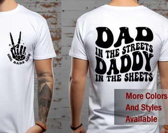 Papá en las calles Papá en la camisa de sábanas, Camisa divertida de papá, Camisetas divertidas para hombres, Regalo divertido para hombres, Regalo para padre, Regalo para esposo