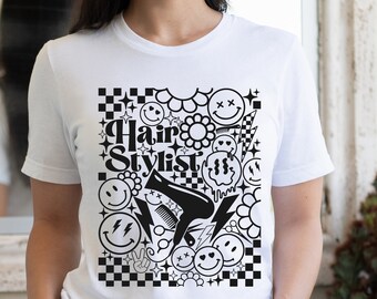 Retro Hairstylist Shirt, Hair Stylist Crewneck, Hairdresser Shirt, Hairdresser Gift, Cosmetologist Sweatshirt, Hairstylist Sweatshirt