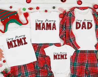 Very Merry Christmas Family Shirt, Very Merry Christmas Party Shirt, Very Merry Mama Shirts, Very Merry Mini Shirt, Very Merry Dad Shirt