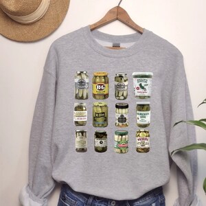 Vintage Canned Pickles Sweatshirt, Pickle Shirt, Viral Pickle