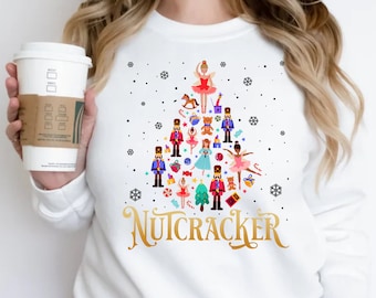 Nutcracker Sweatshirt, Nutcracker Christmas Shirt, Sugar Plum Fairy Shirt, Christmas Sweatshirt, Nutcracker Sweater, Christmas Sweater