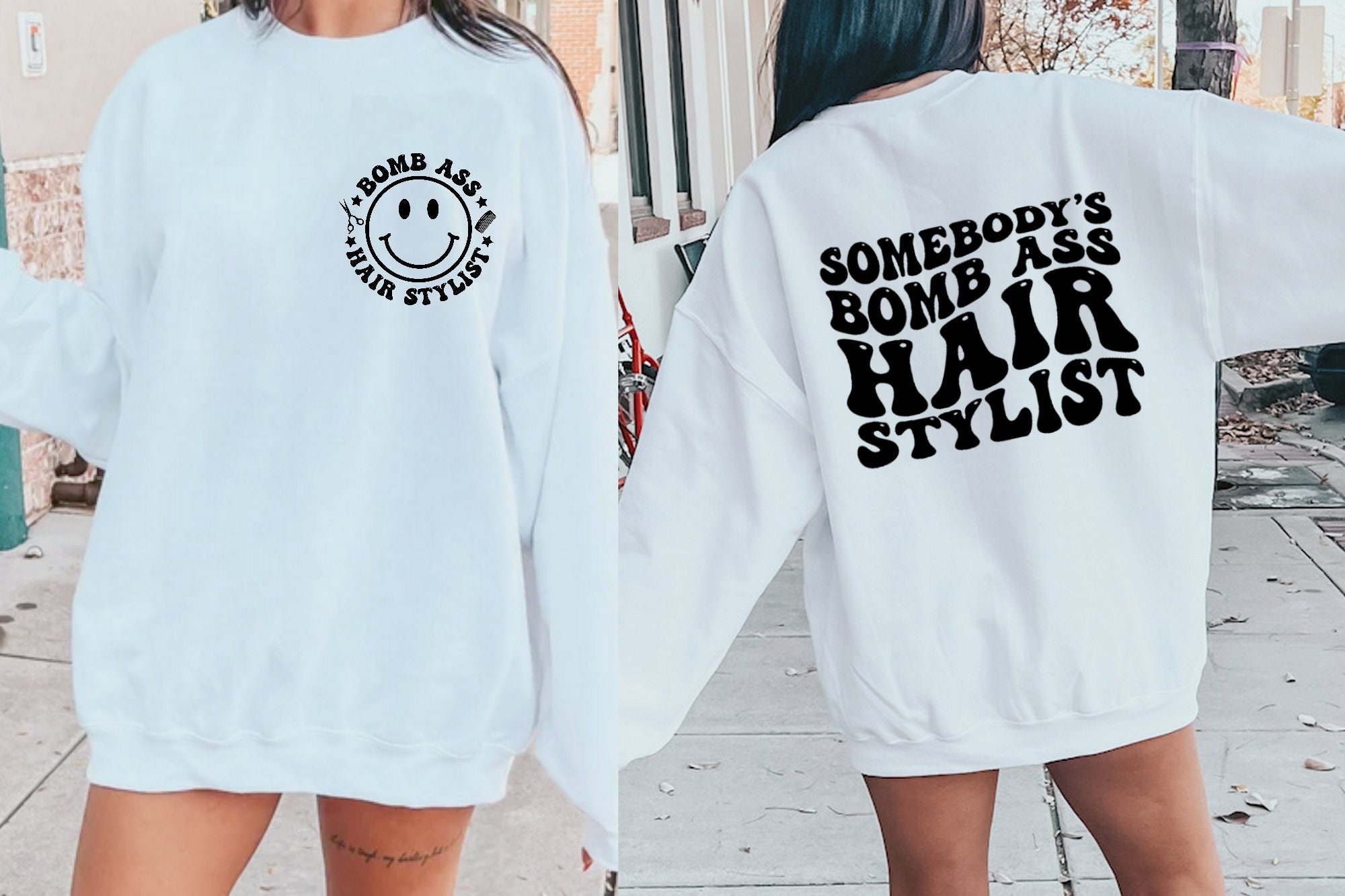 Somebody's bomb ass t-shirt maker ask me about my business. Sweatshirt