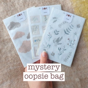 Oopsie sticker bags | B grade sheets, Bullet Journal Stickers, Scrapbook Stickers, Planner Stickers, Journal Stickers