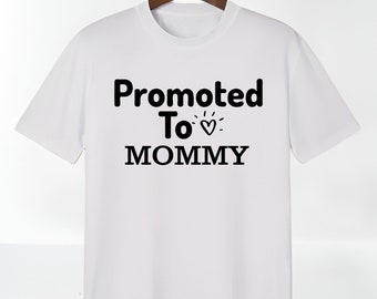 Befördert zur Mama Beste Coole Ehrfürchtige Mama, um Herrlich Schöne Fabelhafte neue Mama Unisex oder Damen-Weihnachten zu sein, die zu Mama-T-Shirts gefördert wird