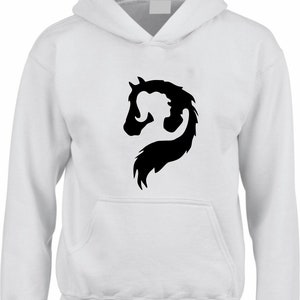 Horse Hugging Hoodie Cob Pony Hug Equestrian Rider Mount Racing Lover Men Women Kids Unisex Christmas or Birthday Gift Jumper Hoody