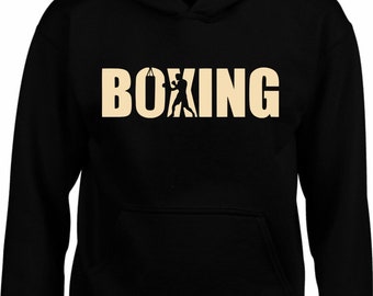 Boxing Hoodie Hoody Children Sweatshirt Funny Gift Boxing Lover