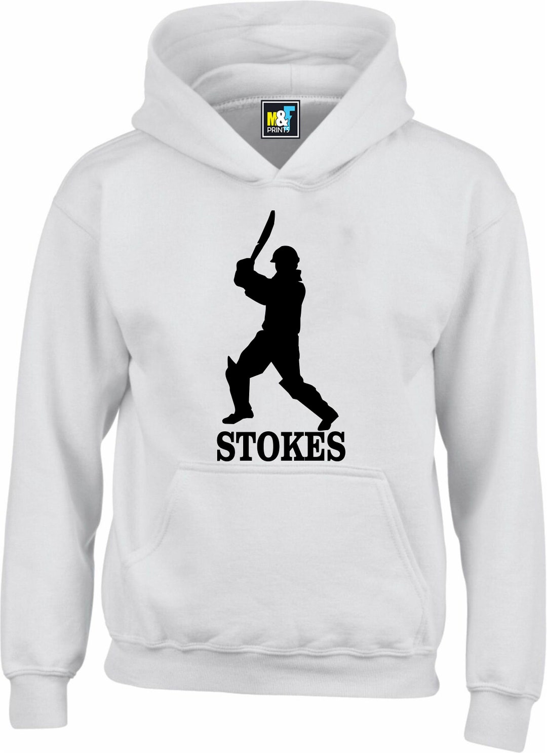 Personalised Hoodie, Cricket Batsman Cricketer Christmas Jumper