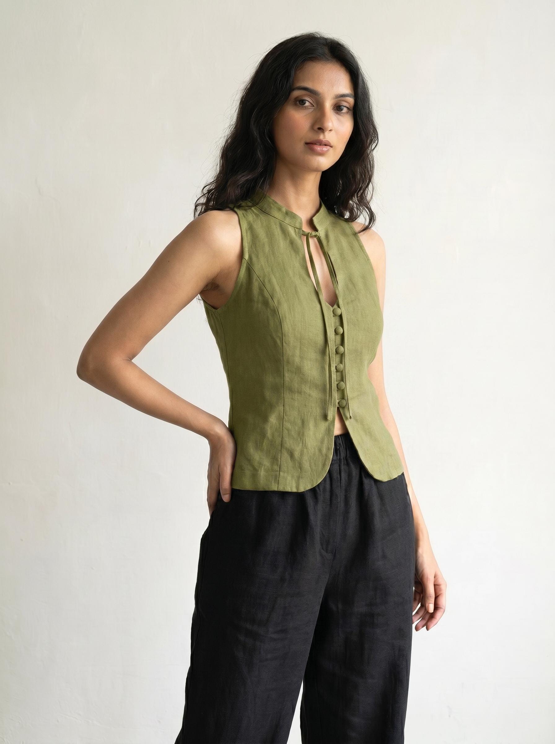 Button Frog Vest - Etsy
