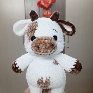 Boo The Milky Cow crochet pattern, Cow Plush Pattern, Bull Amigurumi Pattern - instant download PDF pattern - English only