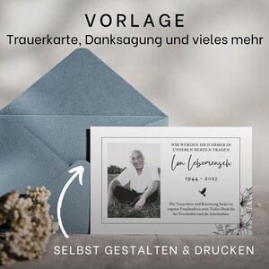 Ensemble de cartes de deuil | Carte de condoléances, carte de remerciement et bien plus encore. | concevez-vous | imprimer ou envoyer numériquement | Modèle Canva | Télécharger