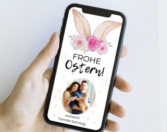 eCard Ostern Grußkarte mit Foto Weihnachtskarte Karte Weihnachten Weihnachtspost  mit whatsapp digital versenden