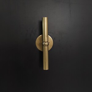 One Piece antique brass Wall sconce - Sconce - Mid century light - Wall sconce - Italian light - Italian wall sconce - Vanity lamps bedroom