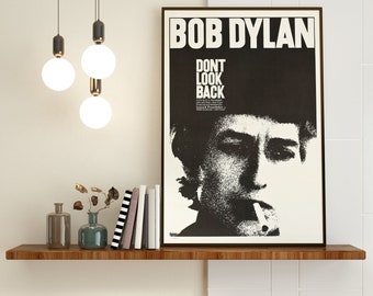 VINTAGE MOVIE POSTER | Don't Look Back | Bob Dylan | Hollywood Classic | Printable Poster | Digital Download