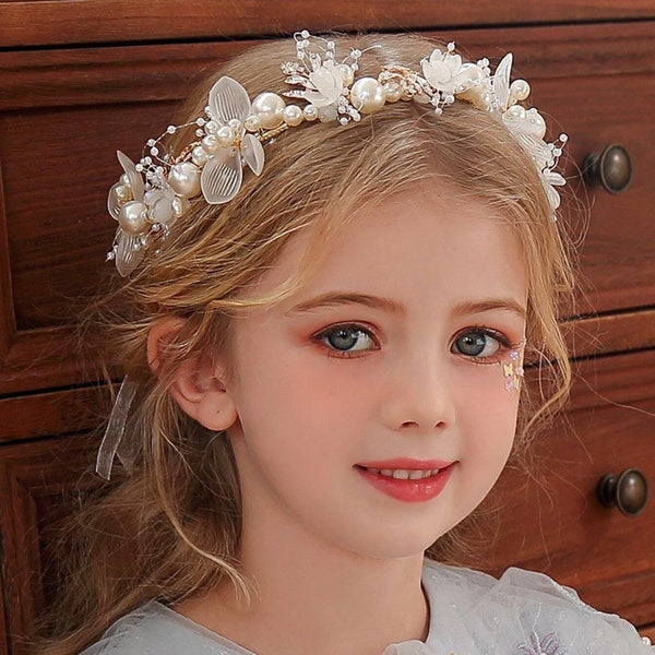 Flower Crown Veil Etsy