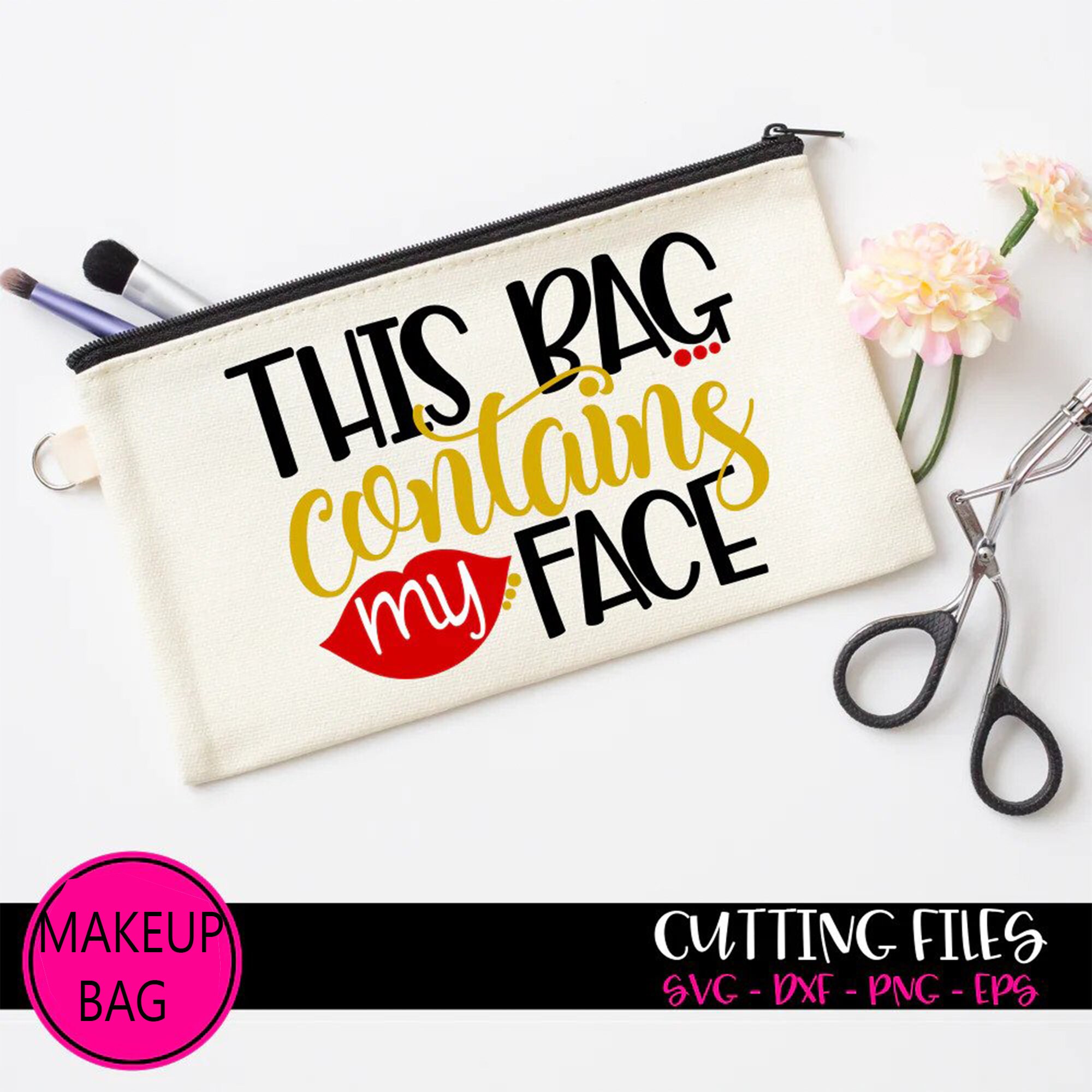 Makeup Bag SVG, Makeup Bag SVG Bundle, Makeup SVG, Makeup Bag Design