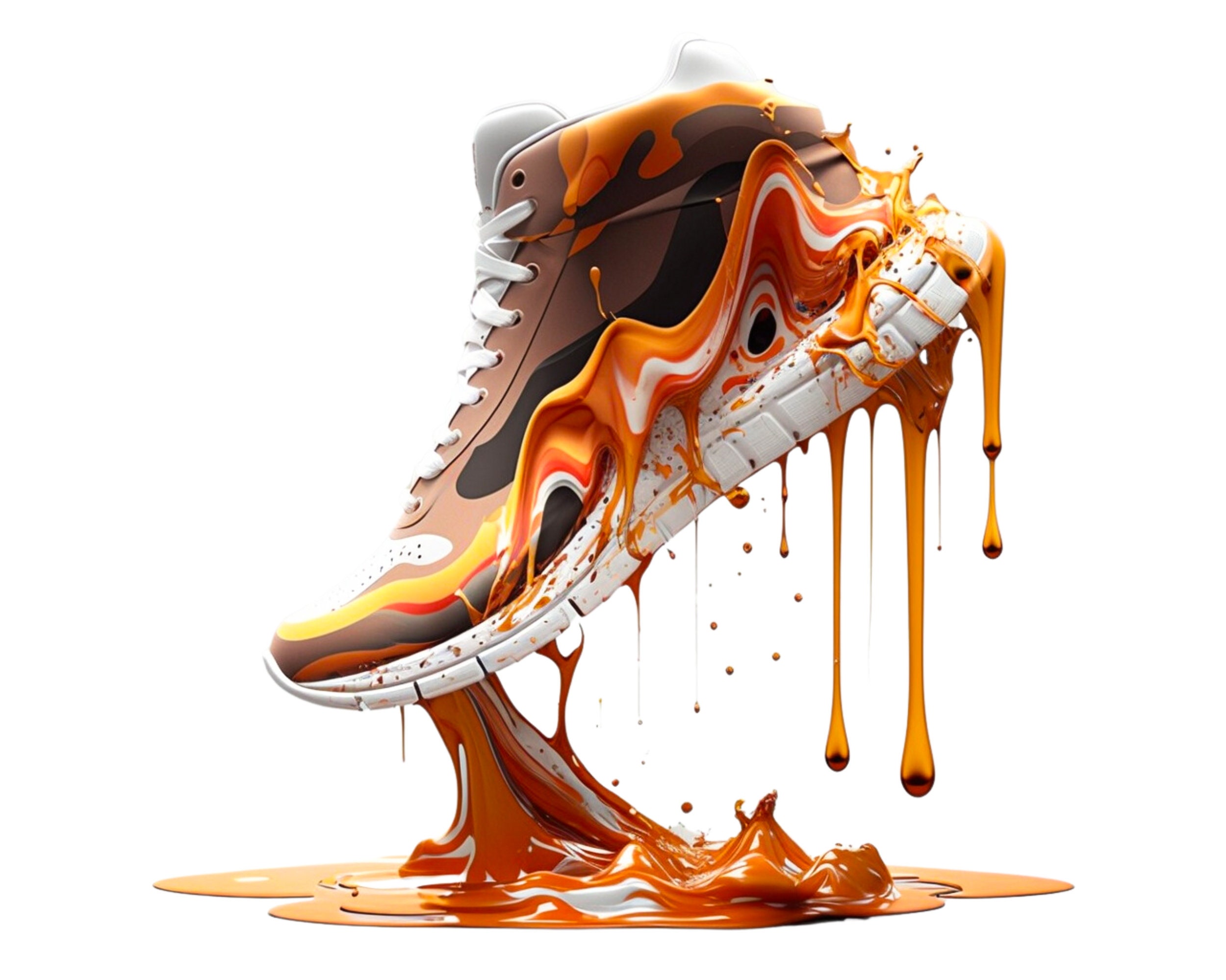 Sneakers Dripping PNG Sublimation Design Dripping Sneaker - Etsy