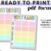 Classroom Weekly Checklist Template | Spotty Rainbow | Editable ...