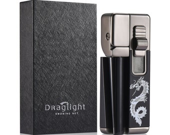 Year of the Dragon Solopipe dragon lighter limited edition custom designed 2 in 1 gift set one hitter novelty tobacco collectable