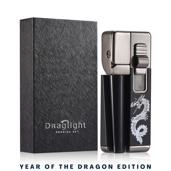 Dragon Solopipe, 2-in-1 Pipe and Lighter Gift Set