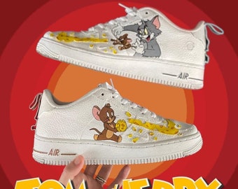 Nike Air Force 1 Tom & Jerry Custom