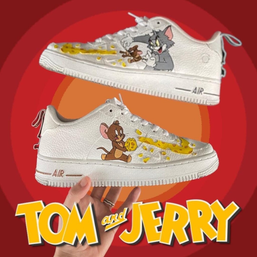 custom air force 1 tom and jerry