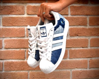 Adidas Superstar Denim personnalisé