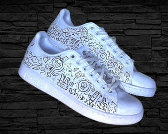 Adidas Stan Smith Doodle personnalisé