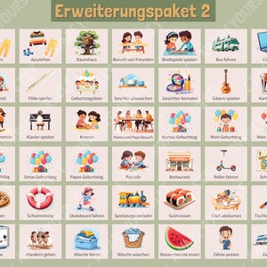 300 Routine Cards Weekly Plan Children, Free Weekly Planner & Daily Routine to Print, PDF A4 + A3, Digital Autism Picture Cards, Montessori image 8
