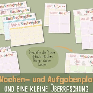 300 Routine Cards Weekly Plan Children, Free Weekly Planner & Daily Routine to Print, PDF A4 + A3, Digital Autism Picture Cards, Montessori image 4