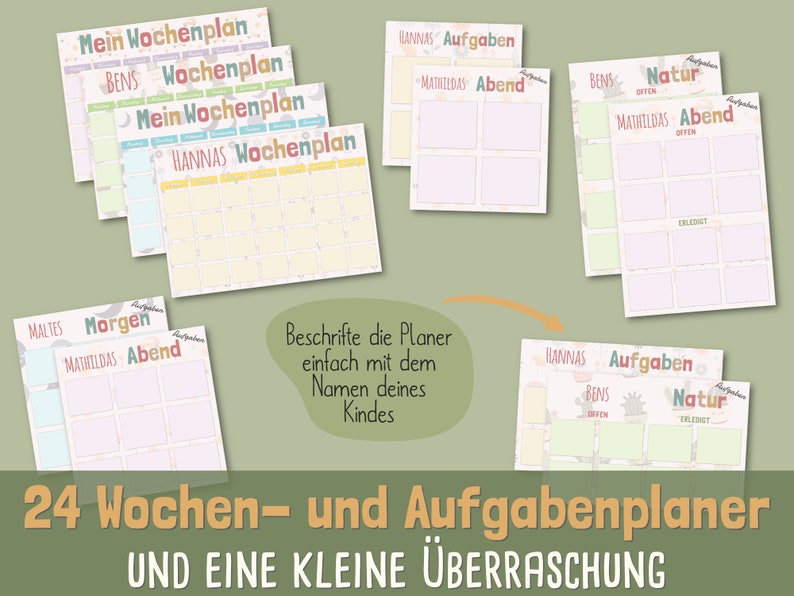 300 Routine Cards Weekly Plan Children, Free Weekly Planner & Daily Routine to Print, PDF A4 + A3, Digital Autism Picture Cards, Montessori image 4