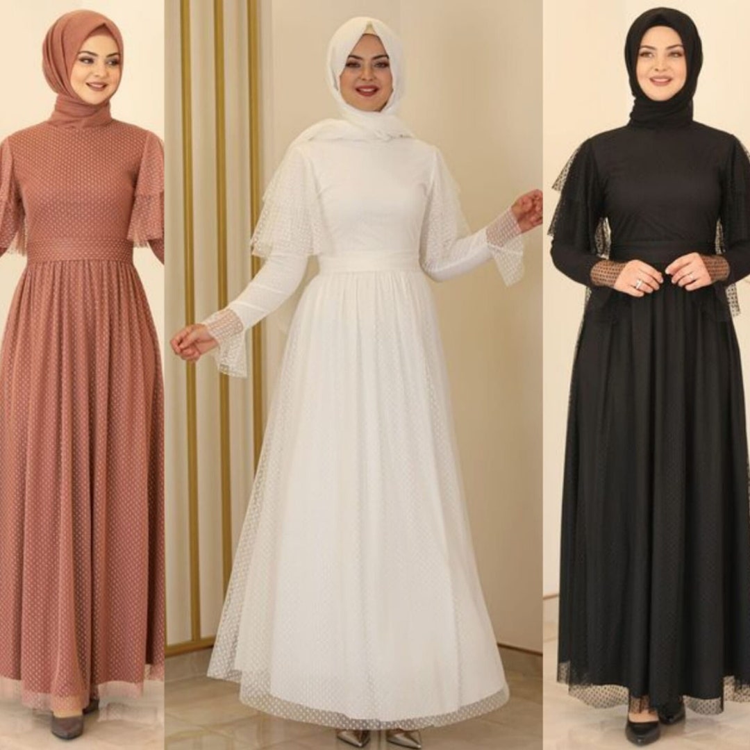 Muslim Evening Dress / Abaya / Hijab Dress / Elegant Evening Dress ...
