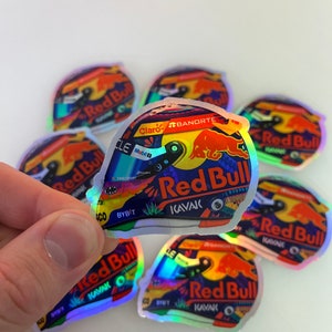 Checo Perez Mexican Gp 2023 F1 holographic Mini Helmet Sticker Formula One Motorsport - Holographic