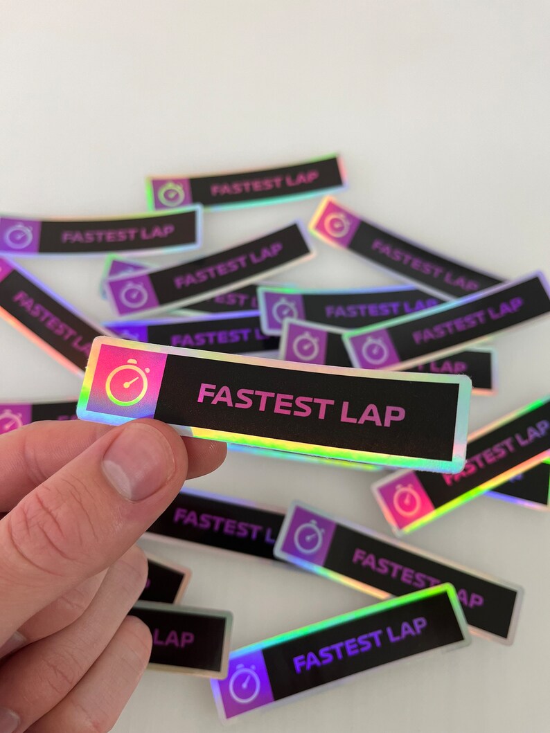 Fastest Lap Sticker Pack F1 Sticker Formula One Motorsport - Etsy
