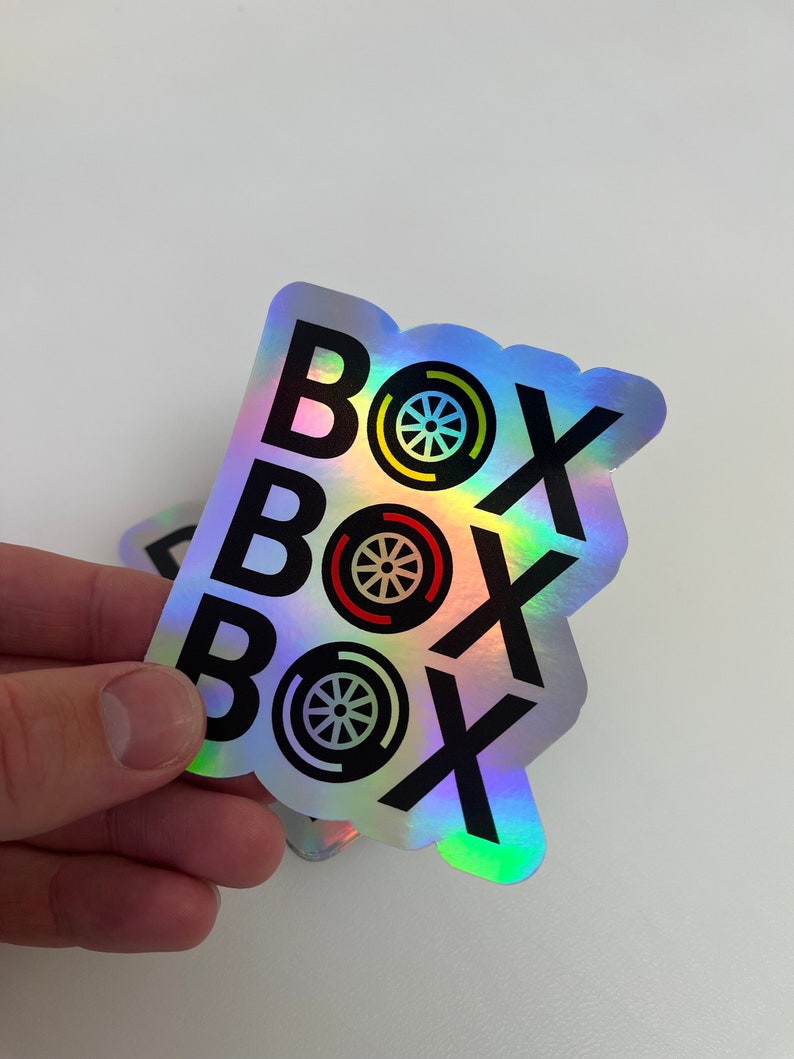 BOX BOX BOX F1 Sticker Formula One Motorsport Tires - Etsy