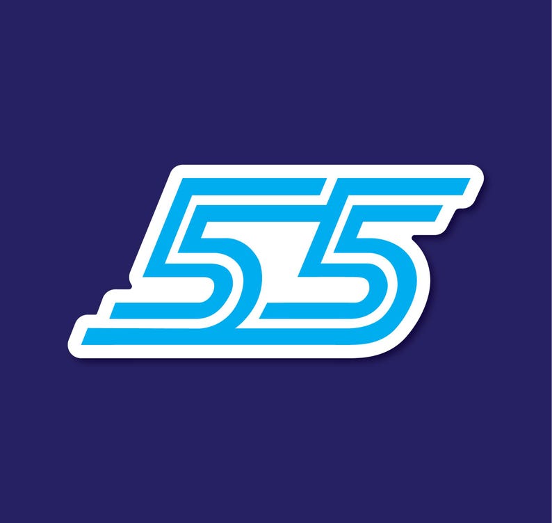 Sainz Williams 55 Sticker Formula One Motorsport F1 Sticker - Etsy