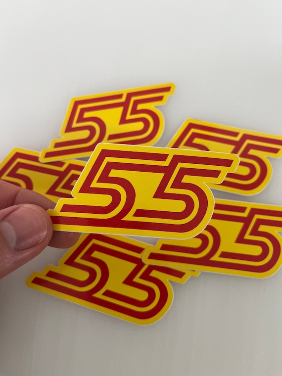 F1カード カルロスサインツ シールサインカード カルロス サインツ 55 F1 ステッカー フォーミュラ ワン モーター