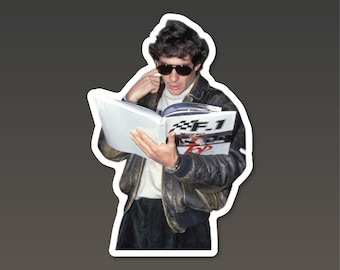 Senna Sticker Formula One sticker Cute sticker for notebooks, water bottles, laptops - F1