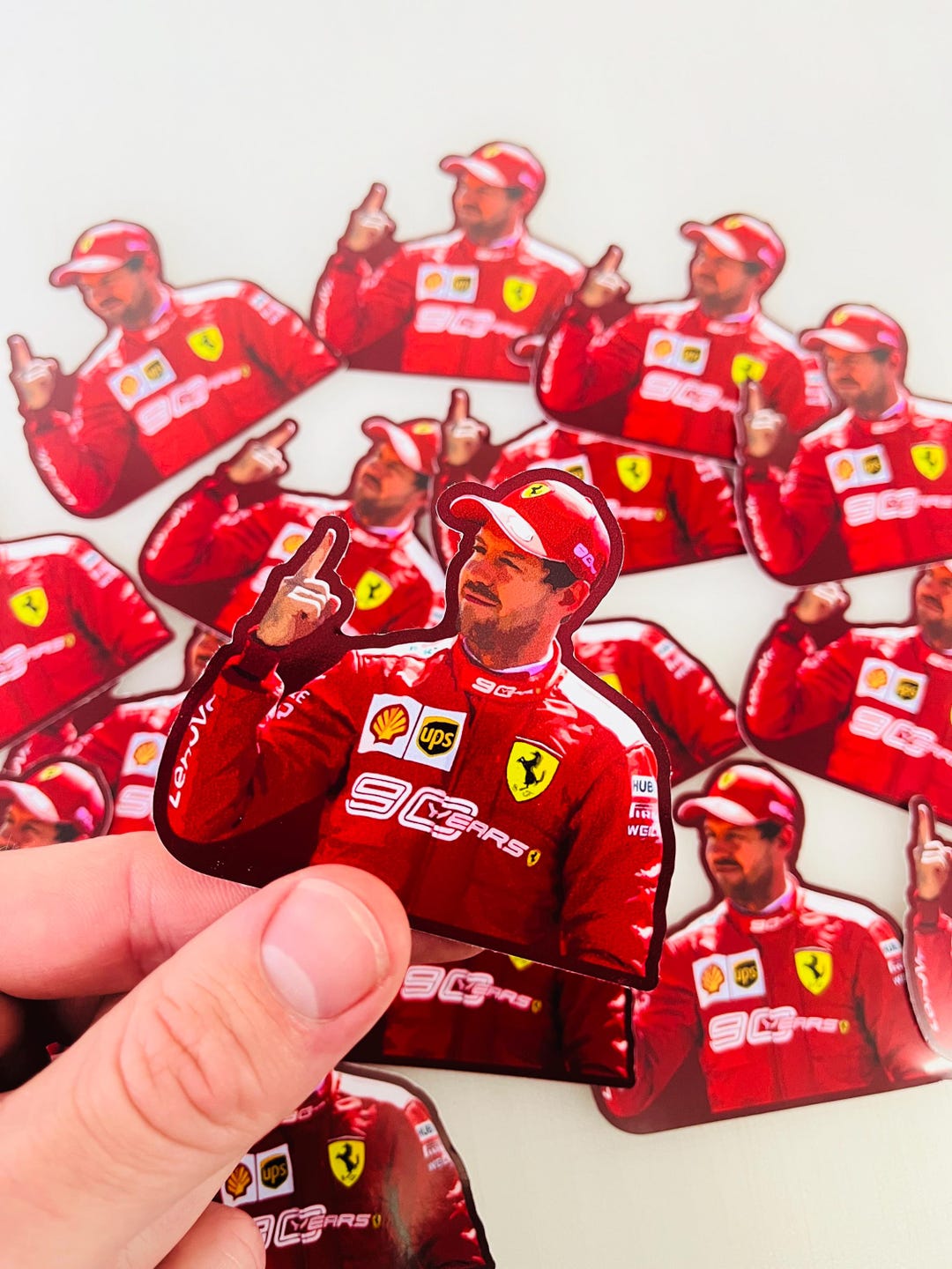 Vettel Sticker Vettel Formula One Sticker Cute Sticker for Notebooks, Water Bottles ...