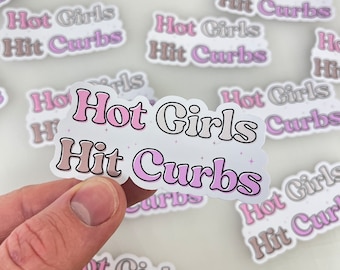 Hot girls hit curbs sticker hot girls f1 Racing F1 Sticker Formula One Motorsport